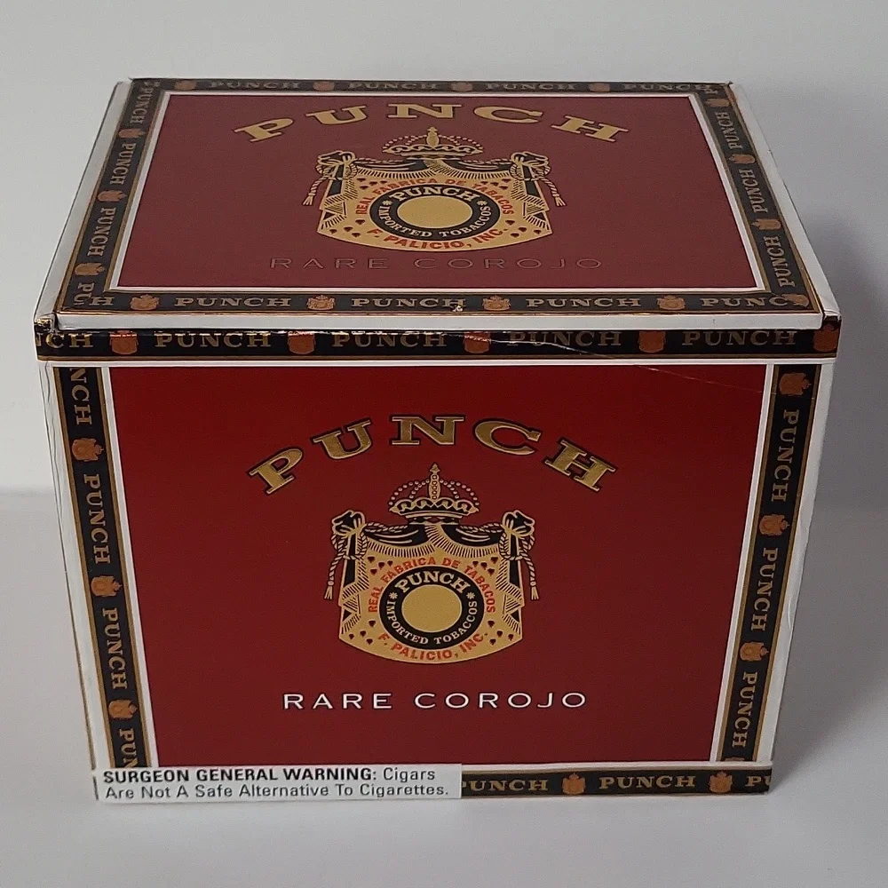 Punch Rothschilds Rare Corojo Edition Wood Lift Lid Cigar Box